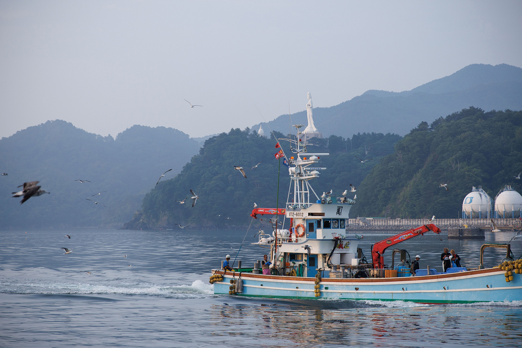豊かな漁場の風景
